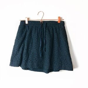 EUC Lou & Grey Drawstring Lace Tie Front Skirt XS